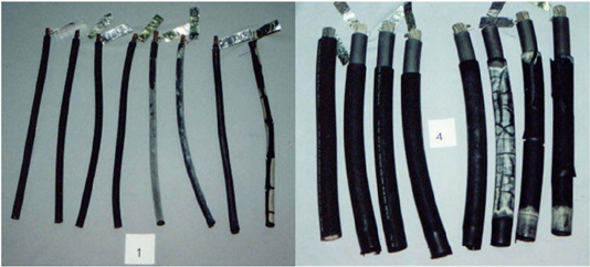 Figure 2 Cables Affected by High Temperature Environments