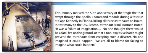 Figure 1a. – NASA Apollo 1 Ground Fire[3]