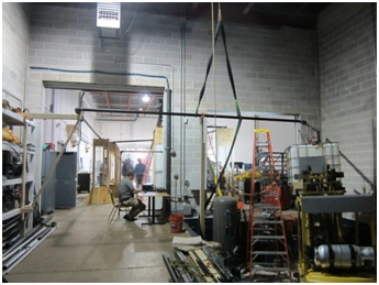 Full scale diesel fuel transfer system experiment