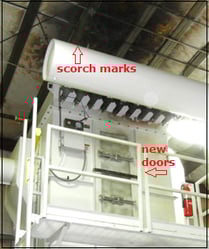 Figure 3. Repaired pellet cooler bag house