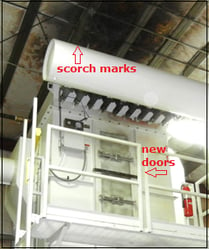 Figure 3. Repaired pellet cooler bag house