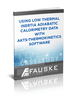 low thermal inertia adiabatic calorimetry data
