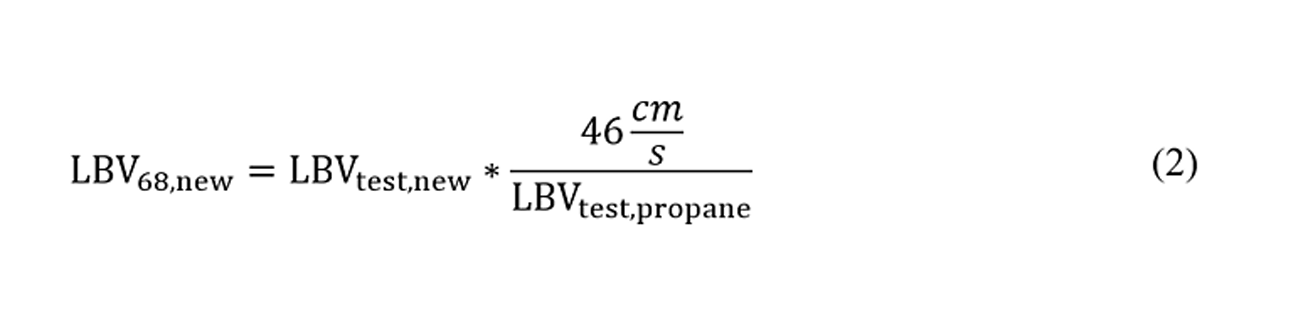 Modeling the Fundamental Burning Velocity - Figure 2