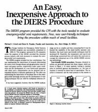 Relief Valve Sizing